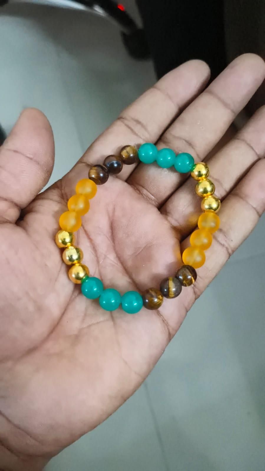 Natural Money Beads Bracelet (Pack of 1)